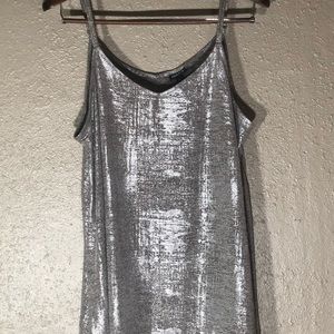 Sexy silver tank - plus 2x
